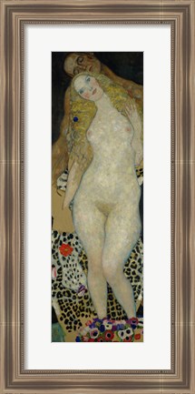 Framed Adam And Eve, 1917 Print