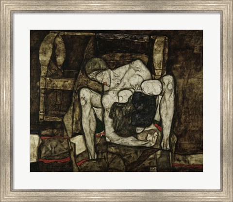 Framed Mother, 1914 Print