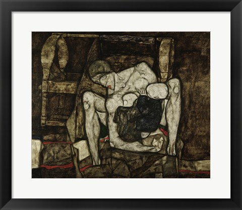 Framed Mother, 1914 Print