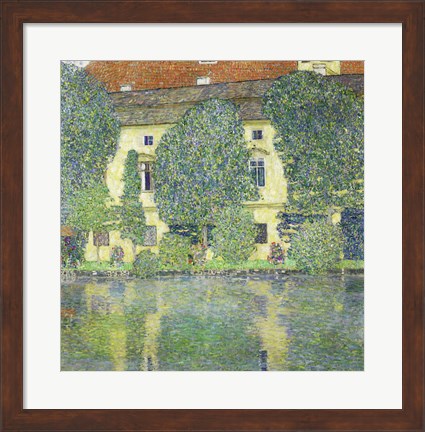 Framed Schloss Kammer Am Attersee Iii (Wasserschloss), 1910 Print