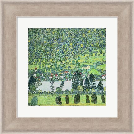 Framed Waldabhang In Unterach Am Attersee, 1917 Print