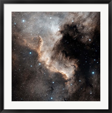 Framed North America Nebula Print