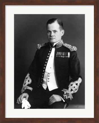 Framed Lewis Chesty Puller Print