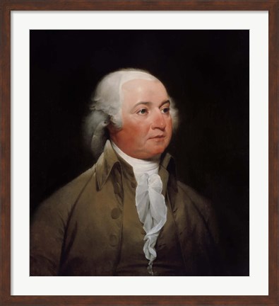 Framed President John Adams Print