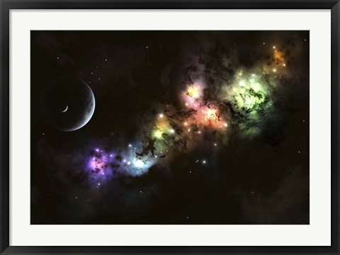 Framed Planet Carenteen Print