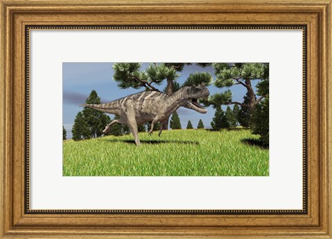 Framed Ceratosaurus Print