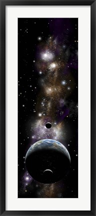 Framed Earth-Like Planet Print