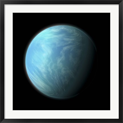 Framed Kepler 22B Print