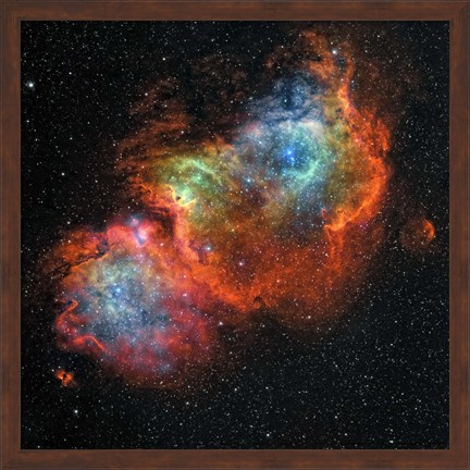 Framed IC 1848, Soul Nebula Print