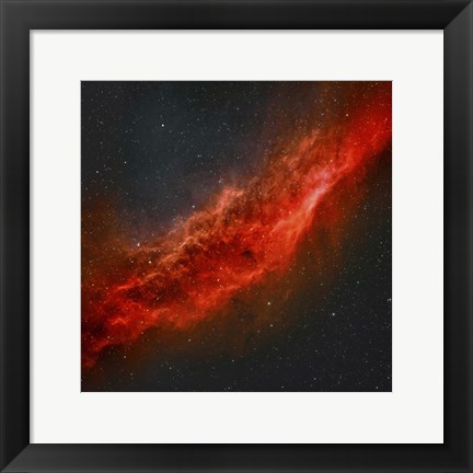 Framed California Nebula Print