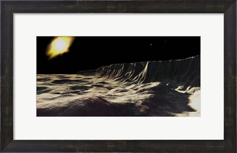 Framed Scarp on Mercury Print