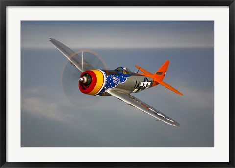 Framed Republic P-47D Thunderbolt Print