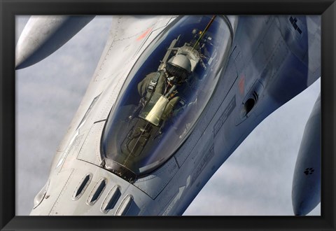 Framed Belgian F-16 Fighting Falcon Print