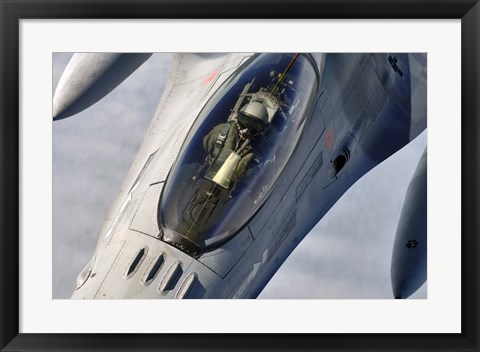 Framed Belgian F-16 Fighting Falcon Print