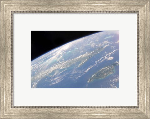 Framed Cuba and Jamaica Print