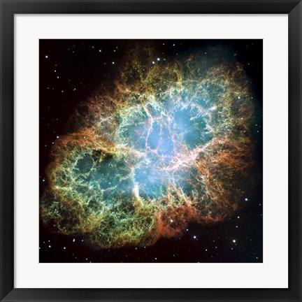 Framed Crab Nebula Print