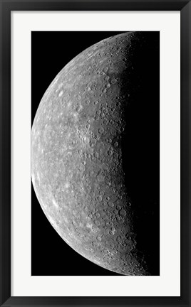 Framed Planet Mercury Print