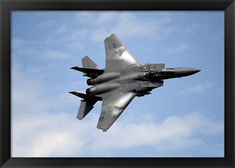 Framed F-15E Strike Eagle Print