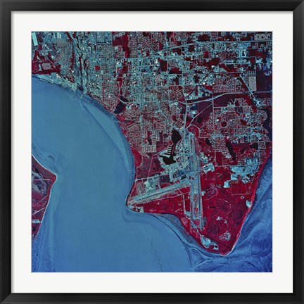 Framed Anchorage, Alaska Print