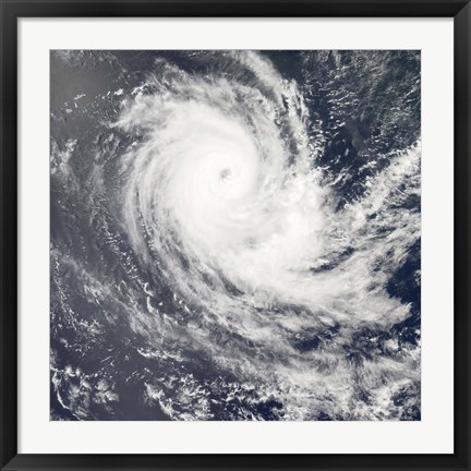 Framed Tropical Cyclone Carina Print