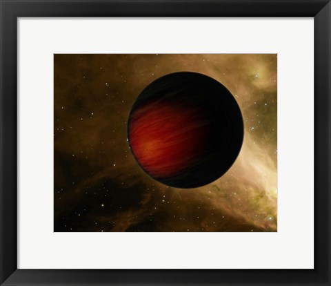 Framed Hot Jupiter Print