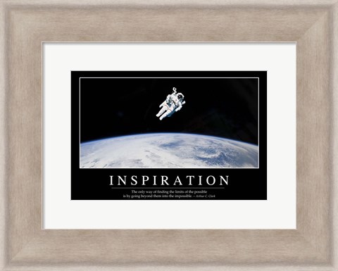 Framed Inspiration: Inspirational Quote and Motivational Poster Print