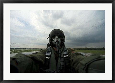 Framed Aerial Combat Photographer Print