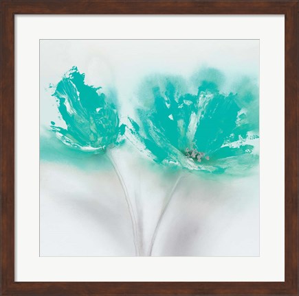 Framed Aqua Sorbet II Print