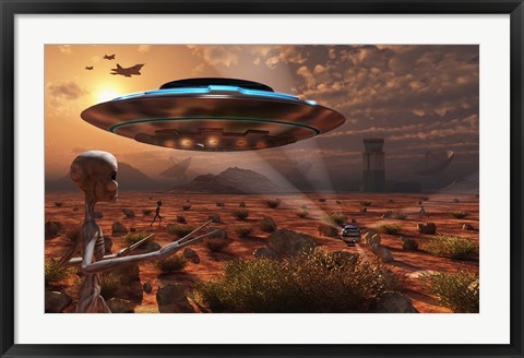 Framed Area 51 Print