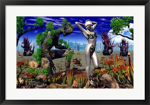 Framed Nature (Slave to Technology) Print