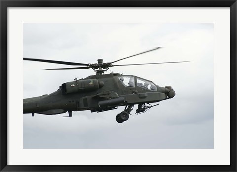 Framed AH-64D Apache Print