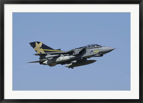 Framed Panavia Tornado GR4 of the Royal Air Force Print