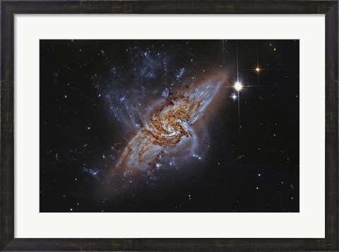 Framed NGC 3314 Print