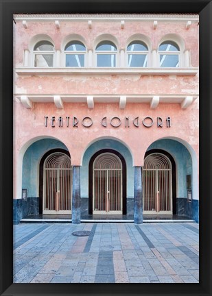 Framed Teatro Gongora, Cordoba, Andalucia, Spain Print