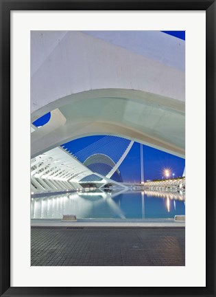 Framed City of Arts and Sciences, Valencia, Spain Print