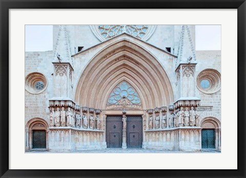 Framed Tarragona Cathedral, Catalonia, Spain Print