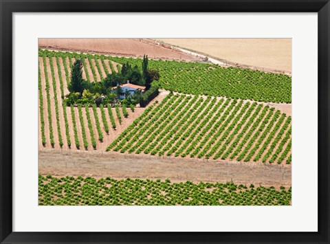 Framed Spain, Granada Crops of the Andalusia Valley Print