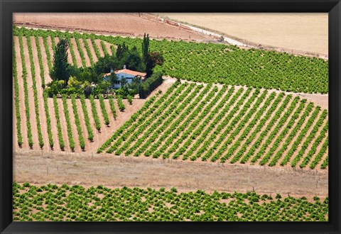 Framed Spain, Granada Crops of the Andalusia Valley Print