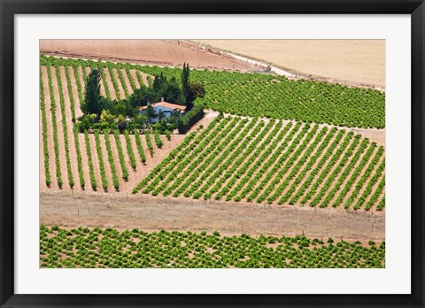 Framed Spain, Granada Crops of the Andalusia Valley Print