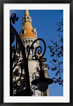 Framed Historic Architecture, Barcelona, Spain Print