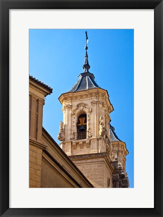 Framed Spain, Granada Bell tower of the Church of San Justo y Pastor Print