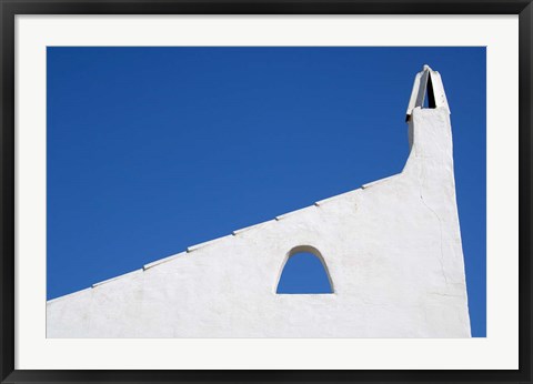 Framed Spain, Menorca, Binibeca, Resort Town Print