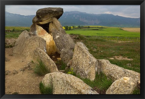 Framed Sacred burial site near Elvillar village, La Rioja, Spain Print