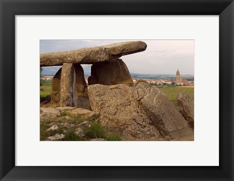 Framed Sacred burial site near Elvillar village, La Rioja, Spain Print