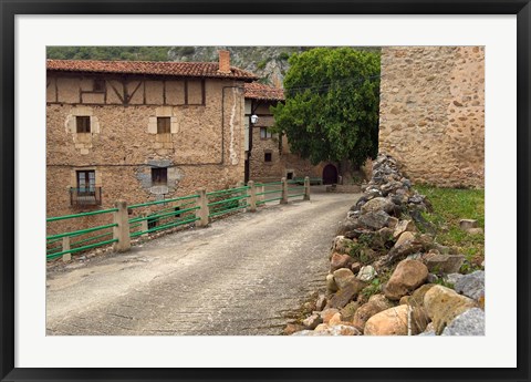 Framed Small rural village, La Rioja Region, Spain Print