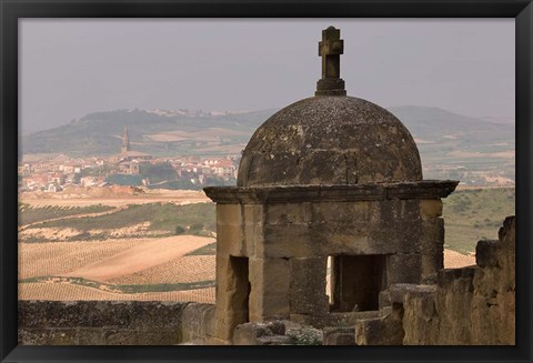 Framed View of San Vicente de la Sonsierra Village, La Rioja, Spain Print