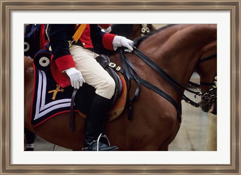 Framed Mounted Corp of Guardia Civil, Zaragoza, Aragon, Spain Print