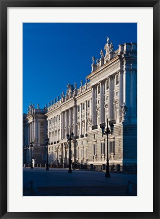 Framed Palacio Real, Madrid, Spain Print