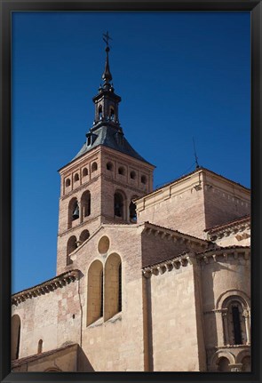 Framed Plaza San Martin and San Martin Church, Segovia, Spain Print