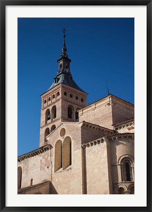 Framed Plaza San Martin and San Martin Church, Segovia, Spain Print